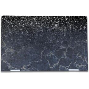 Laptop Skin Compatible with HP Envy x360 15.6" (2023) - Dark Shimmer Marble - Premium 3M Vinyl Protective Wrap Decal Cover - Easy to Apply | Crafted in The USA by MightySkins