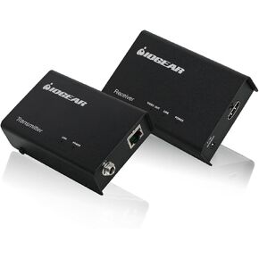 IOGEAR HDBaseT HDMI Extender Over Cat5e/6 - 4K (UHD) - Up To 230ft (1080P) 130ft (4K) - HDCP Compliant - True HD and DTS-HD Master Audio - GVE330