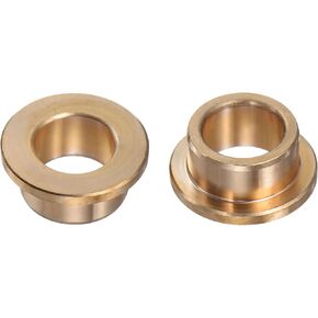 2pcs Flange Bearing Sleeve 10mm Bore 14mm OD 30mm Length 2mm Flange Thickness Bronze Bushing Self-Lubricating Bushings Sleeve for Industrial Equipment in Kuwait