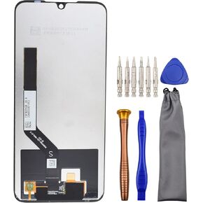 Complete Screen LCD Digitizer Touch Assembly Replacement for Xiaomi Redmi Note 7 Redmi Note 7 Pro M1901F7G with Tool Kit Black 6.3"