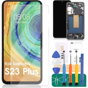 Original for Samsung Galaxy S23 Plus Screen Replacement for Samsung S23 Plus 5g LCD Screen for Samsung SM-S916U Screen Replacement Digitizer Touch Display Assembly with Frame (Not for SM-S916B/DS)