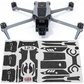 WRAPGRADE Skin Stickers Compatible with DJI Air 3 | Accent Color (Stratosphere Blue)