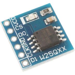 NOYITO W25Q64 64Mbit 8MByte FLASH Memory Module DataFlash SPI Interface Blue