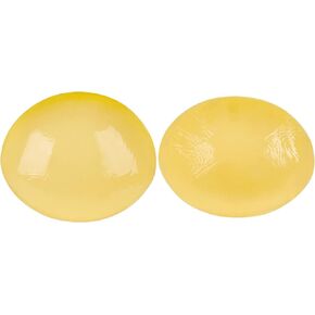 Both Sides Sticky Bra Inserts - Self Adhesive Boob Pads Bra Pad Double-Sided Bra Inserts Push up Pad (Beige 1 Pair, One Size) (Beige Triangle V, A/B Cup)