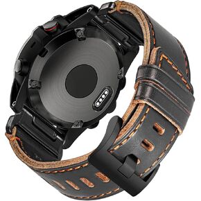 Soft Horween Leather Watch Band Compatible With Garmin, Strap For Fenix/Forerunner/Approach/MARQ/Quatix / D2 Series/Instinct/Epix/Tactix/Foretrex