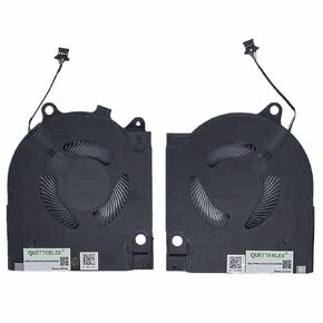 Replacement New Laptop CPU and GPU Cooling Fan for Dell 2021year G15 5510 RTX3060 G15 5510 RTX3050 G15 5511 RTX3050 G15 5515 RTX3050 Series DFSCK22105182Q FN9R DFSCK22115181T FN9S DC12V Fan