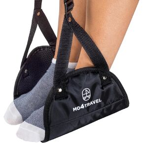 mo4travel Airplane Footrest- Portable Foot Hammock Airplane Travel Essentials for Flying Provides Relaxation and Comfortable for Long Flight