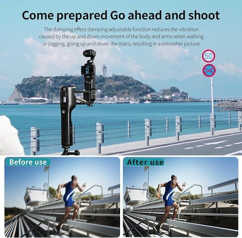 حامل محمول ممتص للصدمات لجيب DJI OSMO 3,2 في 1 جيب 3 مثبت محمول مع وظيفة تخزين لجيب Osmo 3 (أسود) in Kuwait