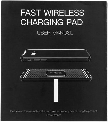 2 in 1 Car Qi Wireless Charger Pad Dashboard Holder Anti-Skid Mat Fast Charging Dock Station Phone Charger for Cell Phone in Saudi Arabia