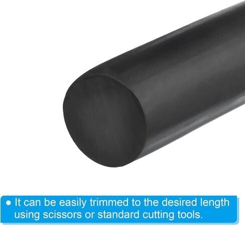 PATIKIL 25/32 Inch x 3.3 Feet Backer Rod, Rubber Rope Caulk Crack Gaps Joint Filler Roll Seal Weather Strip for Home Construction, Black in Saudi Arabia