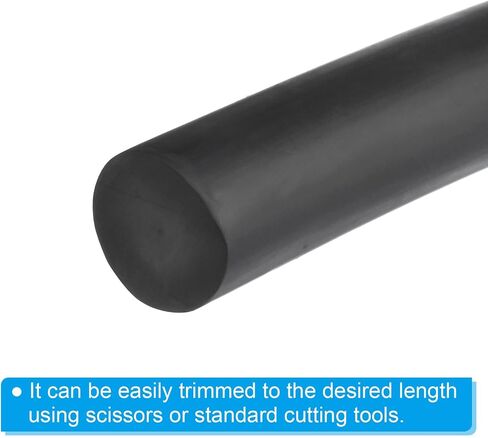 PATIKIL 25/32 Inch x 3.3 Feet Backer Rod, Rubber Rope Caulk Crack Gaps Joint Filler Roll Seal Weather Strip for Home Construction, Black in Saudi Arabia