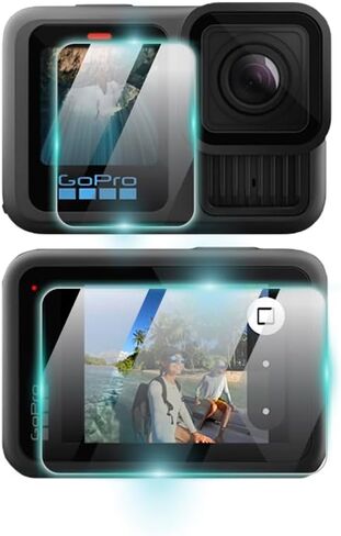 IPG ProActive made for GoPro MAX 360 Traditional Camera Display (2 Units) 9H Hardness Screen Protector Nano Ceramic Film Ultra Responsive High Clarity Anti Scratch Smudge & Shock Proof for MAX360 in Saudi Arabia