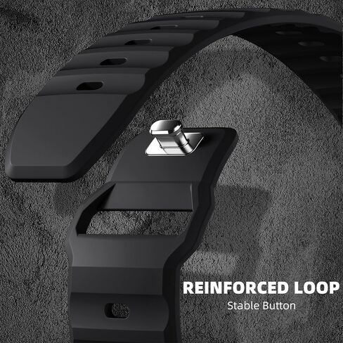 أحزمة Wepro الرياضية متوافقة مع Apple Watch Ultra 2/Ultra Band، متوافقة مع أحزمة ساعة Apple للرجال 49 مم 46 مم 45 مم 44 مم 42 مم، حزام سيليكون متين لسلسلة iWatch 10 9 8 7 6 5 4 SE 3 2 1 in Kuwait