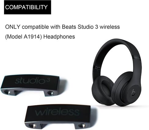 مفصلات Studio 3 - قطع إصلاح موصل الرأس المعدني، قطع غيار لسماعات Beats Studio3 اللاسلكية (A1914) (ذهبي) in Saudi Arabia