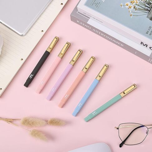 Mr. Pen- Aesthetic Highlighters and Pens No Bleed, 12 Pack, Pastel Color Bible Highlighters No Bleed, Black Ink Bible Pens, Highlighter Pens, No Bleed Highlighters for Bibles, Bible Pens in Saudi Arabia