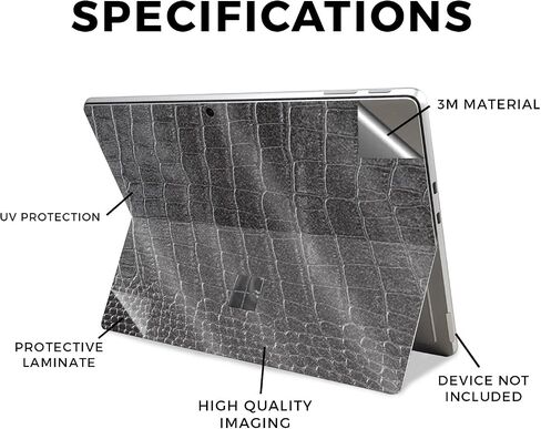 Carbon Fiber Tablet Skin Compatible with Microsoft Surface Pro 11 (2024) - Bananas - Premium 3M Vinyl Protective Wrap Decal Cover - Easy to Apply | Crafted in The USA by MightySkins in Saudi Arabia