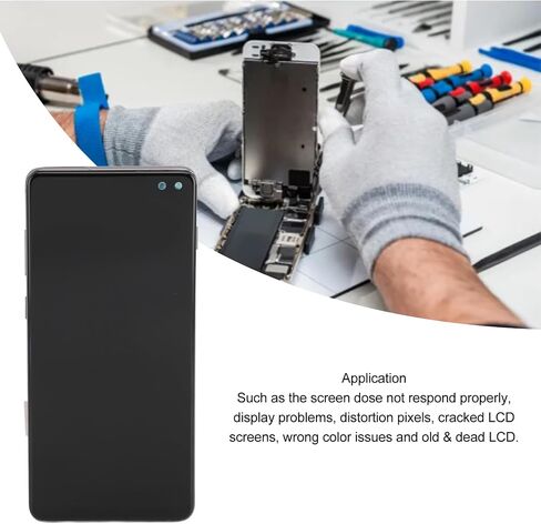 استبدال الشاشة العضوية لهاتف Galaxy S10 Plus، إطار Galaxy S10 Plus، مجموعة التحويل الرقمي مع أدوات إصلاح الإطار للهاتف الذكي Galaxy S10 Plus in Saudi Arabia