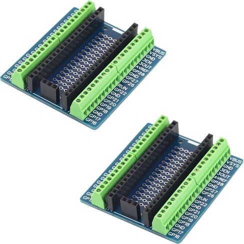 for PI PICO Mini Brekaout Board Soldered with Screw Terminal 2.54mm Compatible for Raspberry Pi Pico (2pcs) in Saudi Arabia