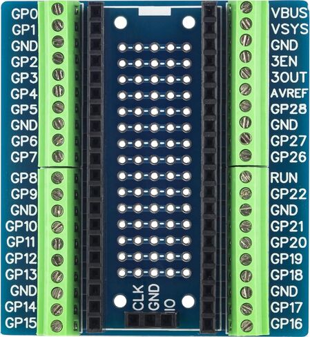 for PI PICO Mini Brekaout Board Soldered with Screw Terminal 2.54mm Compatible for Raspberry Pi Pico (2pcs) in Saudi Arabia