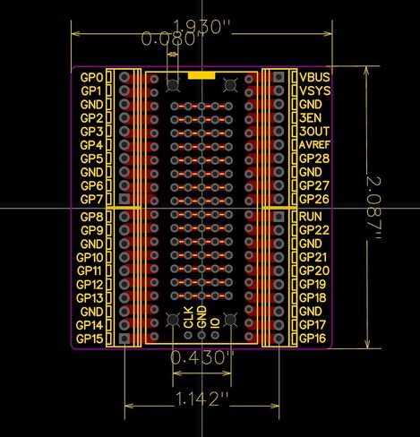 for PI PICO Mini Brekaout Board Soldered with Screw Terminal 2.54mm Compatible for Raspberry Pi Pico (2pcs) in Saudi Arabia