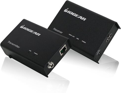 IOGEAR HDBaseT HDMI Extender Over Cat5e/6 - 4K (UHD) - Up To 230ft (1080P) 130ft (4K) - HDCP Compliant - True HD and DTS-HD Master Audio - GVE330 in Kuwait