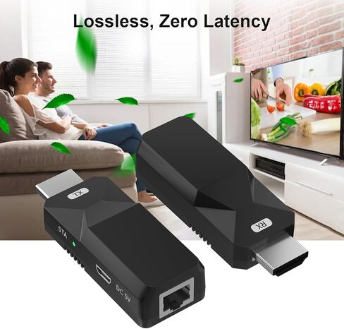 موسع HDMI PWAYTEK 1080P، استخدم كابل إيثرنت Cat5e/6 لتمديد إشارات الصوت والفيديو حتى 165 قدم مع نقل بدون فقدان in Kuwait