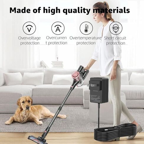 شاحن 26.5 فولت متوافق مع Homeika H320 شاحن مكنسة كهربائية لاسلكية استبدال سلك Homeika H320 H 320 محول طاقة مكنسة كهربائية لاسلكية in Kuwait