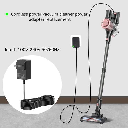 شاحن 26.5 فولت متوافق مع Homeika H320 شاحن مكنسة كهربائية لاسلكية استبدال سلك Homeika H320 H 320 محول طاقة مكنسة كهربائية لاسلكية in Kuwait