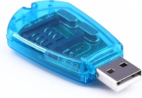 قارئ بطاقة SIM محمول USB نسخة استنساخ SMS النسخ الاحتياطي الكاتب للهاتف المحمول، تحرير حفظ ICQ MSM، مناسب لأصحاب الهواتف المحمولة، نوع عشوائي، Genericvartkxcph5 in Saudi Arabia