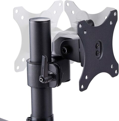 حامل مكتبي ثلاثي الشاشات من StarTech.com لما يصل إلى ثلاث شاشات مقاس 27 بوصة، VESA 75x75/100x100، تعديلات ذراع بدون أدوات in Kuwait