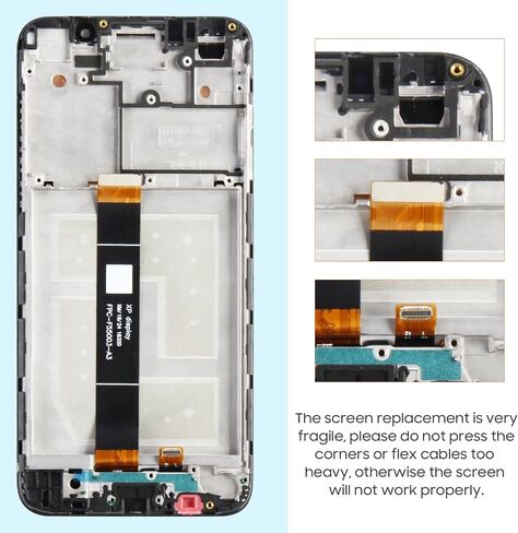 Screen Replacement for Huawei Y5p LCD Display DRA-LX9 Digitizer Touch Screen Full Assembly with Repair Tools & Screen Protector(5.45", Black with Frame) in Saudi Arabia