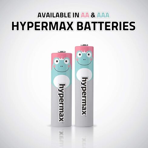 CLEANWRAP Hypermax لطيف الطابع طويل الأمد لجميع الأغراض بطاريات قلوية عالية الأداء AA (1.5 فولت - 24 حزمة) | بطارية AA، بطاريات مزدوجة A، بطاريات AA 24 حزمة، بطاريات مقاس AA in Saudi Arabia