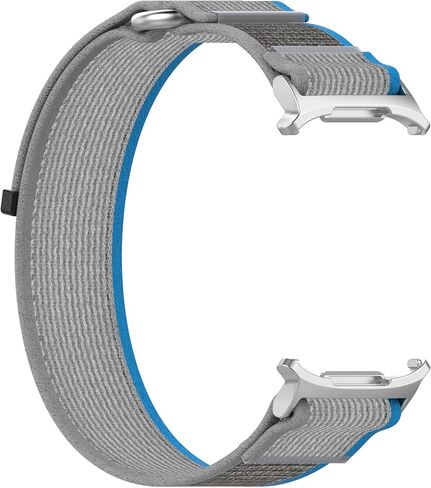 Compatible with Samsung Galaxy Watch 7 Ultra 47mm Band (2024 New), Quick Release Nylon HOOK LOOP Replacement Sport Strap Women Men Accessory Fit for Samsung Galaxy Watch Ultra Band, Yellow Gray in Saudi Arabia