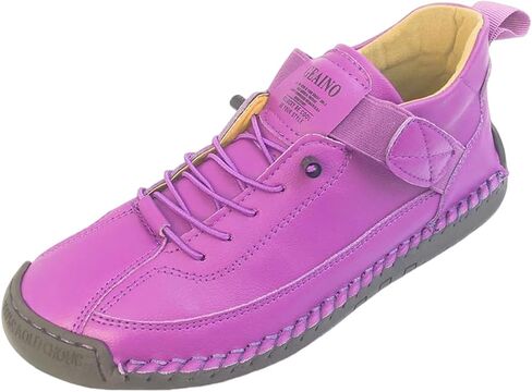 Women's Solid Color Casual Boots, Western Ankle Boots Lace Up Non-slip Platform Comfy Shoes, Versatile Wear-resistant Shoes in Saudi Arabia