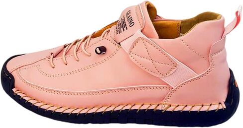 Women's Solid Color Casual Boots, Western Ankle Boots Lace Up Non-slip Platform Comfy Shoes, Versatile Wear-resistant Shoes in Saudi Arabia