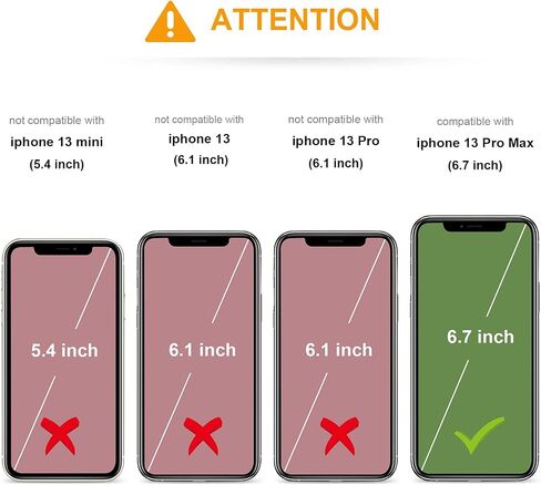 KIHUWEY لهاتف iPhone 13 Pro Max، حافظة محفظة وحامل بطاقات، أبيض in Saudi Arabia