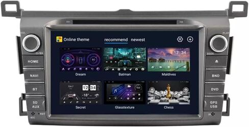 for Toyota RAV4 Radio 2013-2019 with Built-in DSP Wireless Carplay Android Auto with Backup Camera 8" IPS Touchscreen GPS Navigation Car Stereo Head Unit (8 INCE) in Saudi Arabia