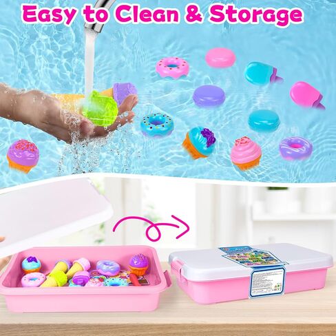 Hymaz Sandbox Playset-Unicorn Sand Play Kit, Sensory Toys for Kids Ages 3 and up, Sandbox with Lid & Sand Castle Molds & Unicorn Toys for Boys Girls Age 3 4-8 Gifts in Saudi Arabia