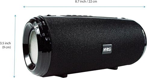 HYKU-537 Portable Bluetooth Speaker with Handsfree Calling Mic, Waterproof, and FM Radio Capability (Red) in Saudi Arabia