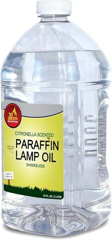 Citronella Scented Lamp Oil, 32 Ounce - Smokeless and Odorless Insect and Mosquito Repellent Paraffin Lamp Oil for Indoor and Outdoor Lanterns, Torches, Oil Candle - by Ner Mitzvah in Kuwait