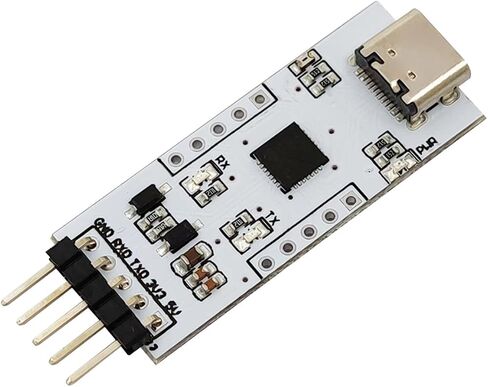 CP2102 USB C to TTL Serial Adapter Conversion Module USB to uart Serial Communication Module Brush Board 3.3/5V Level Output migrated Template (Type-C). in Kuwait