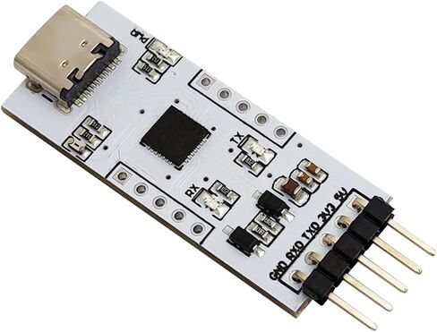 CP2102 USB C to TTL Serial Adapter Conversion Module USB to uart Serial Communication Module Brush Board 3.3/5V Level Output migrated Template (Type-C). in Kuwait
