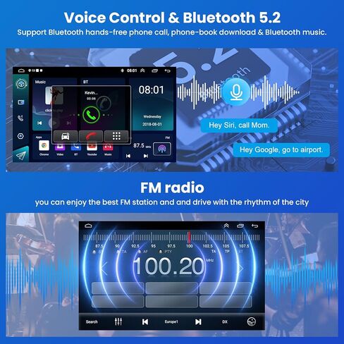 ستيريو راديو السيارة 4G+64G لسيارة Toyota Camry 2012 2013 2014، Carplay اللاسلكي وAndroid Auto مع Android 12 يدعم بلوتوث/GPS/WiFi/كاميرا احتياطية/SWC/FM، شاشة لمس IPS 10.2 بوصة لكامري in Kuwait