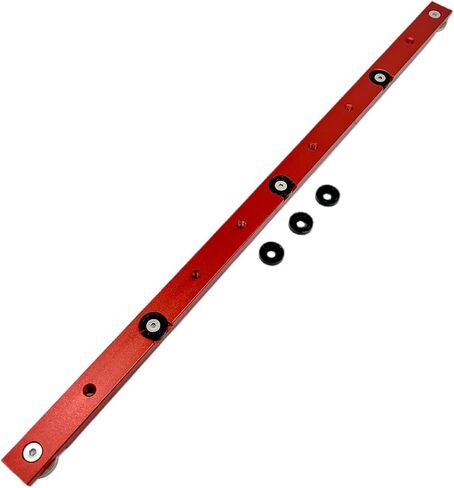 Aluminium Alloy Miter Bar Rail Runner Slider Table Saw Gauge Rod T-Slot Track Bar Rail Woodworking Tool for Jigs Fixtures Sleds Router Tables, 450mm-Red, MG-004-450RD in Saudi Arabia