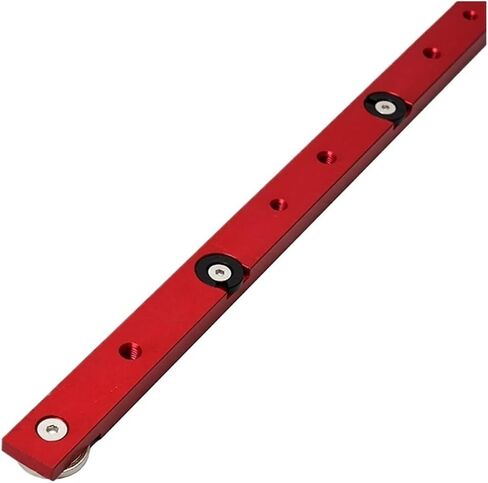 Aluminium Alloy Miter Bar Rail Runner Slider Table Saw Gauge Rod T-Slot Track Bar Rail Woodworking Tool for Jigs Fixtures Sleds Router Tables, 450mm-Red, MG-004-450RD in Saudi Arabia