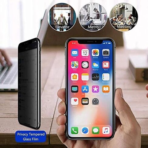 YMHML 2 Pack Compatible for iPhone 16 Pro Max Privacy Screen Protector Tempered Glass, Anti Spy Privacy Screen iPhone 16 Pro Max 6.9 Inch Accessories, Case Friendly Film, Easy Installation Tool in Saudi Arabia