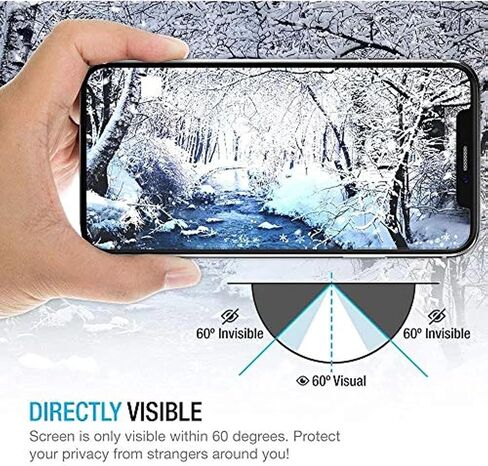 YMHML 2 Pack Compatible for iPhone 16 Pro Max Privacy Screen Protector Tempered Glass, Anti Spy Privacy Screen iPhone 16 Pro Max 6.9 Inch Accessories, Case Friendly Film, Easy Installation Tool in Saudi Arabia