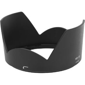 HB-58 Reversible Camera Lens Hood for Nikon 18‑300mm F/3.5‑5.6G ED VR Lens. Black