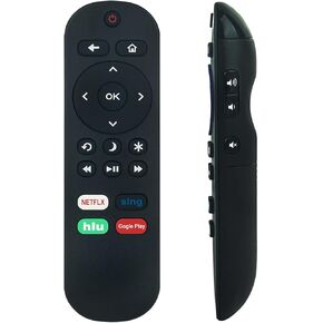 NS-RCRUS-17 Replace Remote fit for Insignia Roku TV NS-24ER310NA17 NS-65DR620NA18 NS-48DR510NA17 NS24ER310NA17 NS-32DR310NA17 NS-43DR710NA17 NS-55DR710NA17 NS-50DR710NA17 NS-43DR620NA18 NS-50DR620NA18