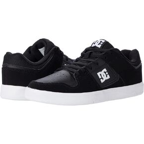 DC Men's Pure Low Top Lace Up Casual Skate Shoe Sneaker, Black/Black/Green, 10